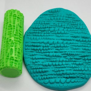 Shibori Texture Clay/Foam/Dough/Fondant Icing/Embossing Stamp Roller 1&quot;x4&quot;