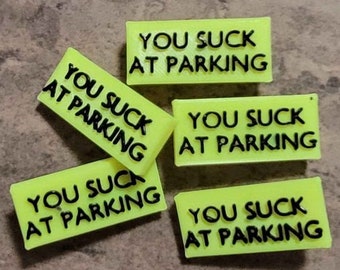100 Stück RXBC2011 Gag Gifts for Bad Parking You suck at Parking Visitenkarten 