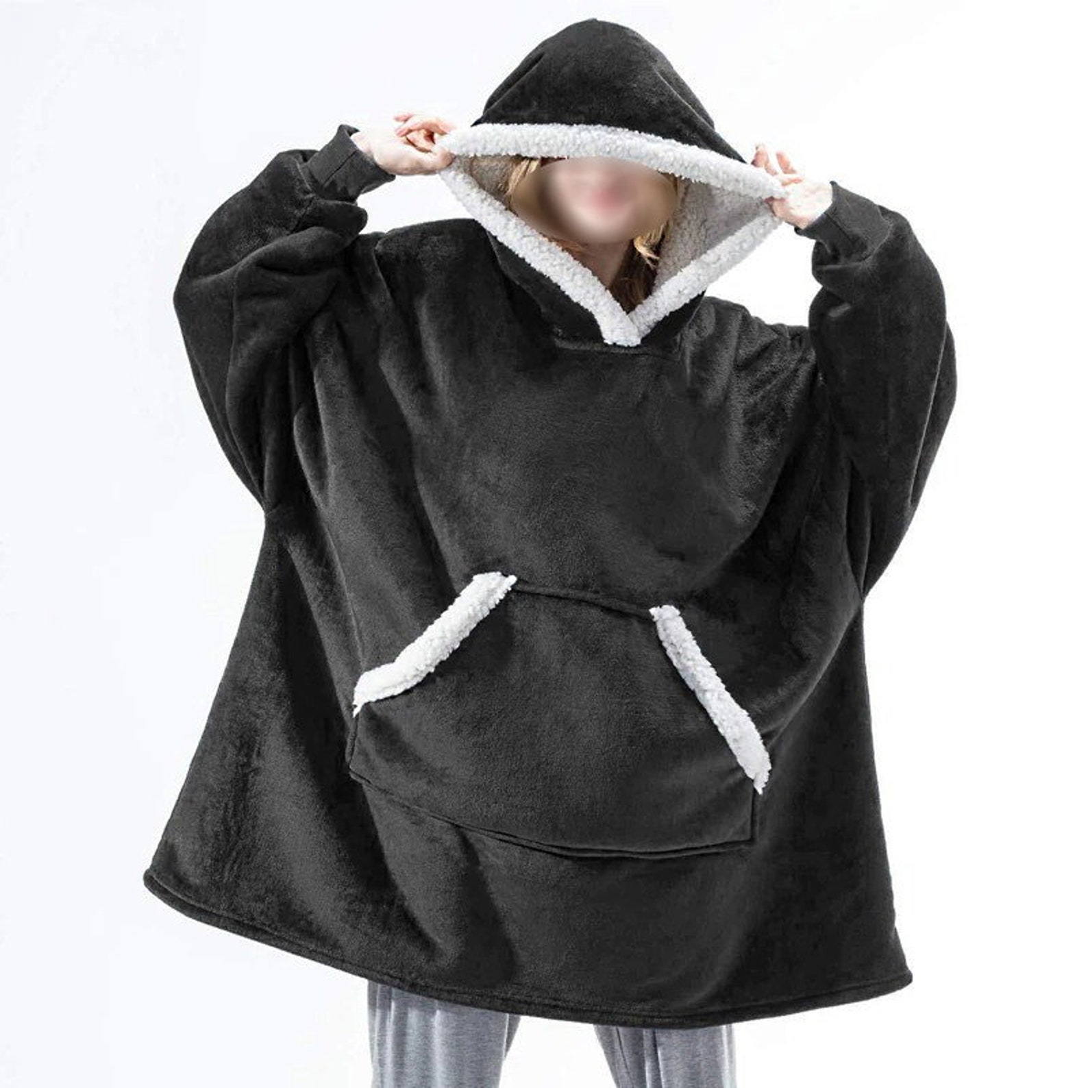 Weighted Hoodie sensory blanket heavy comforter weighted Etsy