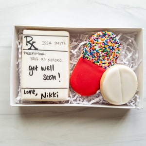 Get Well Personalized Prescription Cookies: PLEASE READ DESCRIPTION before purchasing