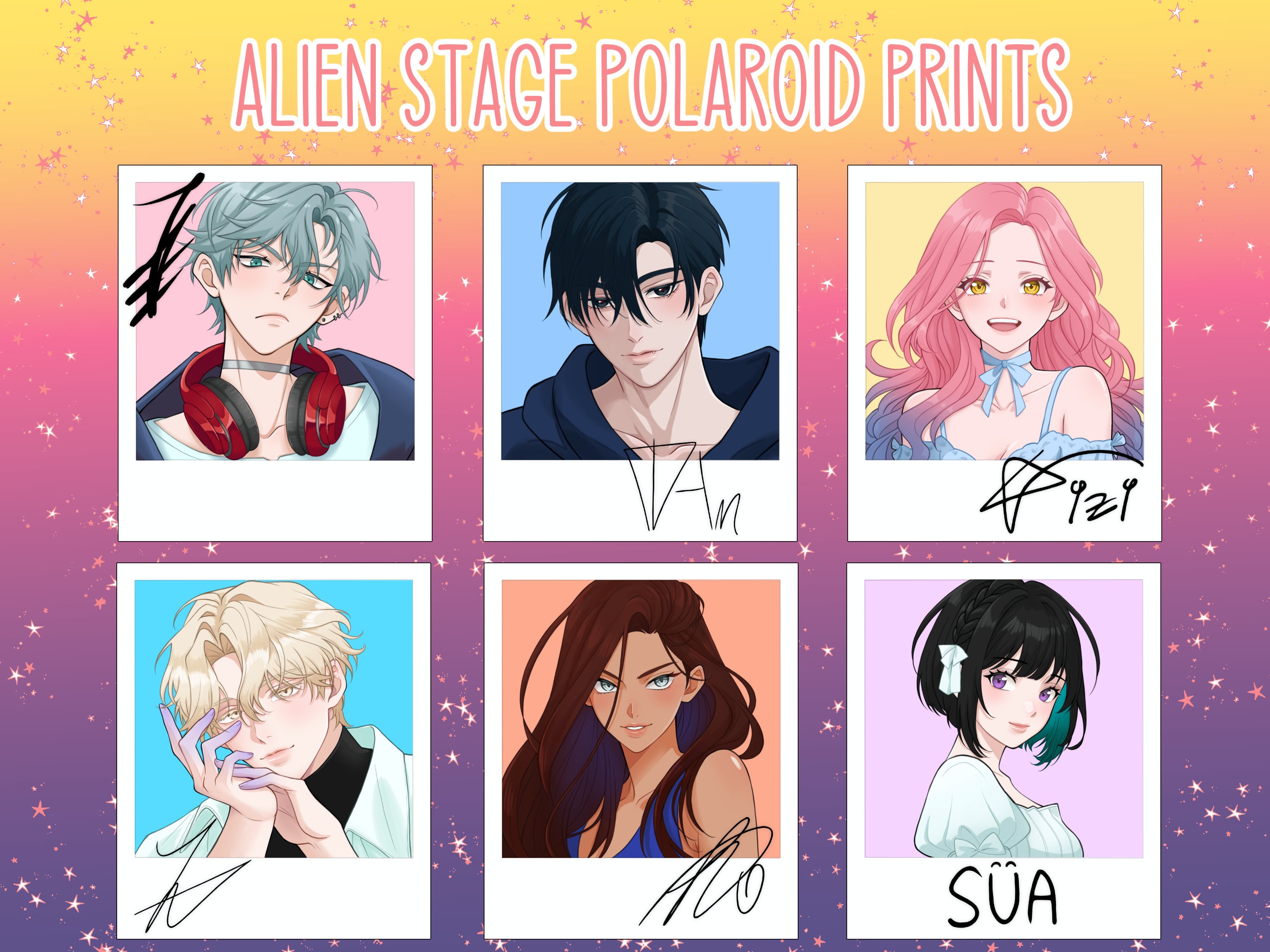 Alien Stage Print + Sticker Pack - Etsy