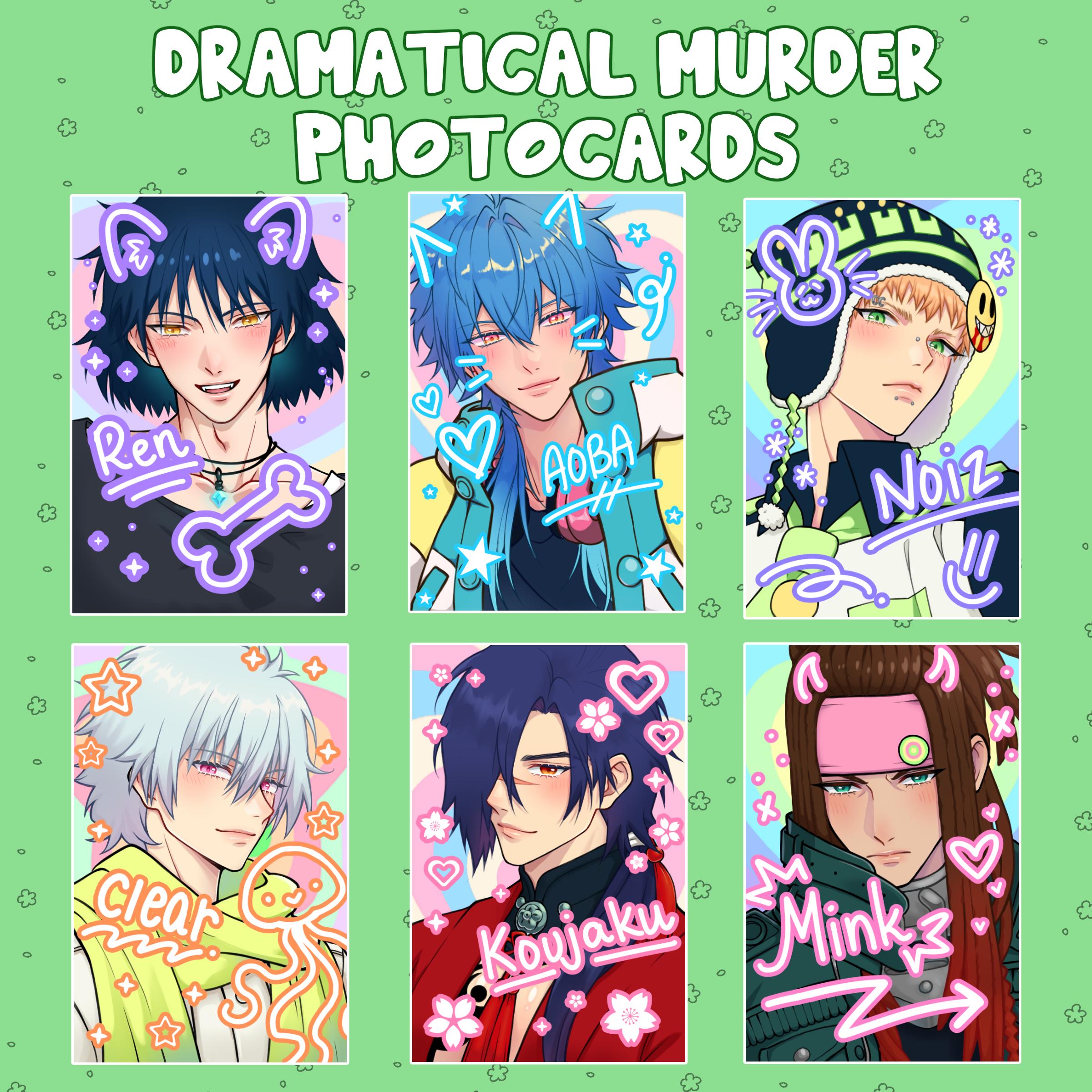 DRAMAtical Murder ドラマダ 原画展 カード ポストカード　全種 レポ】DRAMAtical Murder生原画展【2015/2016】｜華奈好