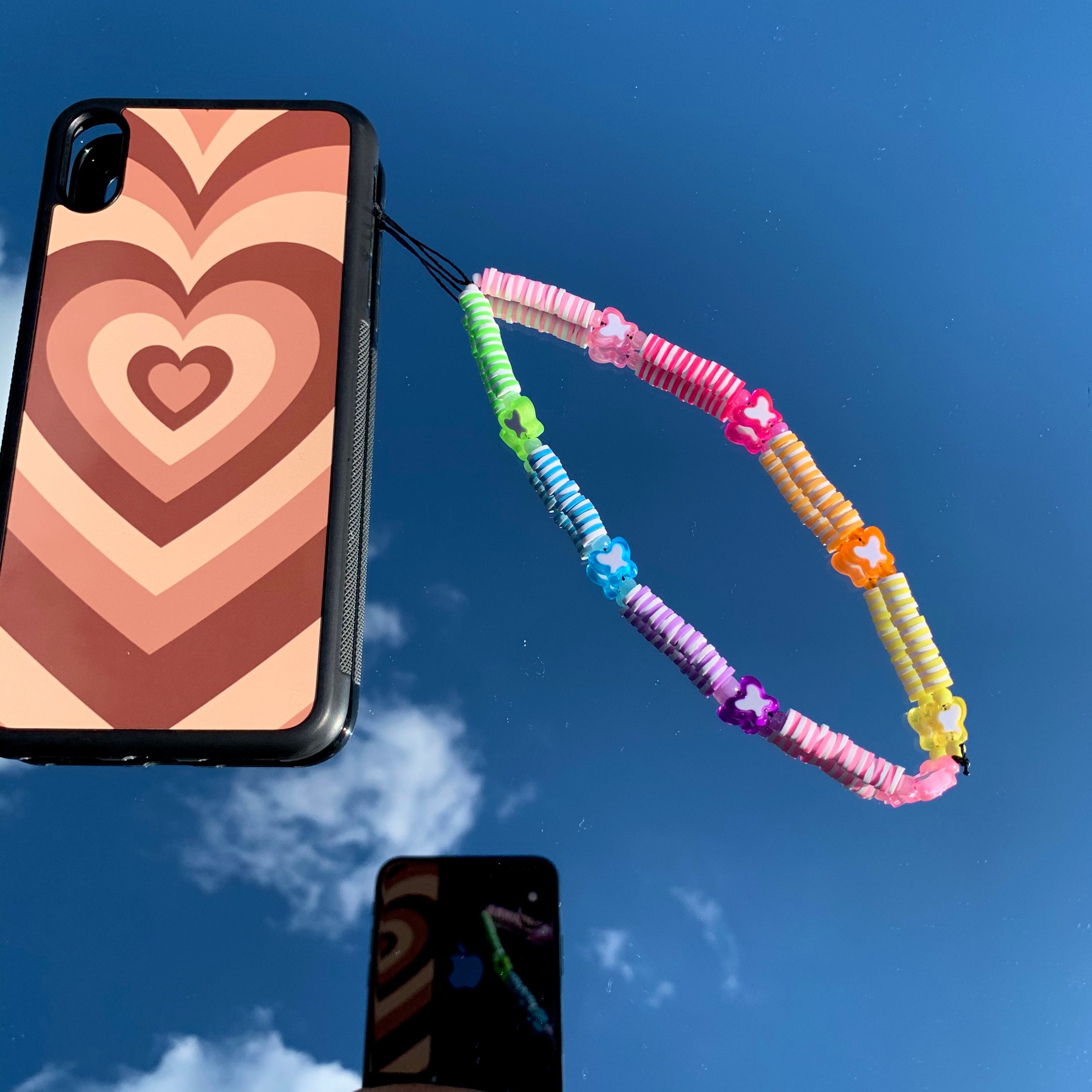 Handmade y2k phone charm/ cute y2k style phone chain/ charm/ Etsy