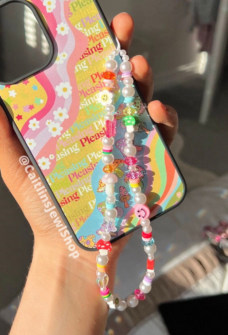 Pleasing phone charm | Harry styles | shroom bloom | phone chain | y2k phone strap 