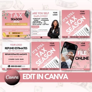 Tax Preparer Flyer, Tax Flyer Template Business, Tax Marketing, Income Tax Flyer, Tax Flyer Template