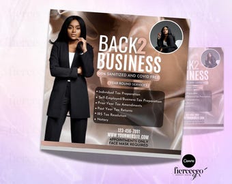 Tax Prep Flyer, Tax Preparation Flyer, Taxes Template, Tax Flyer 2025 , Accounting Flyer