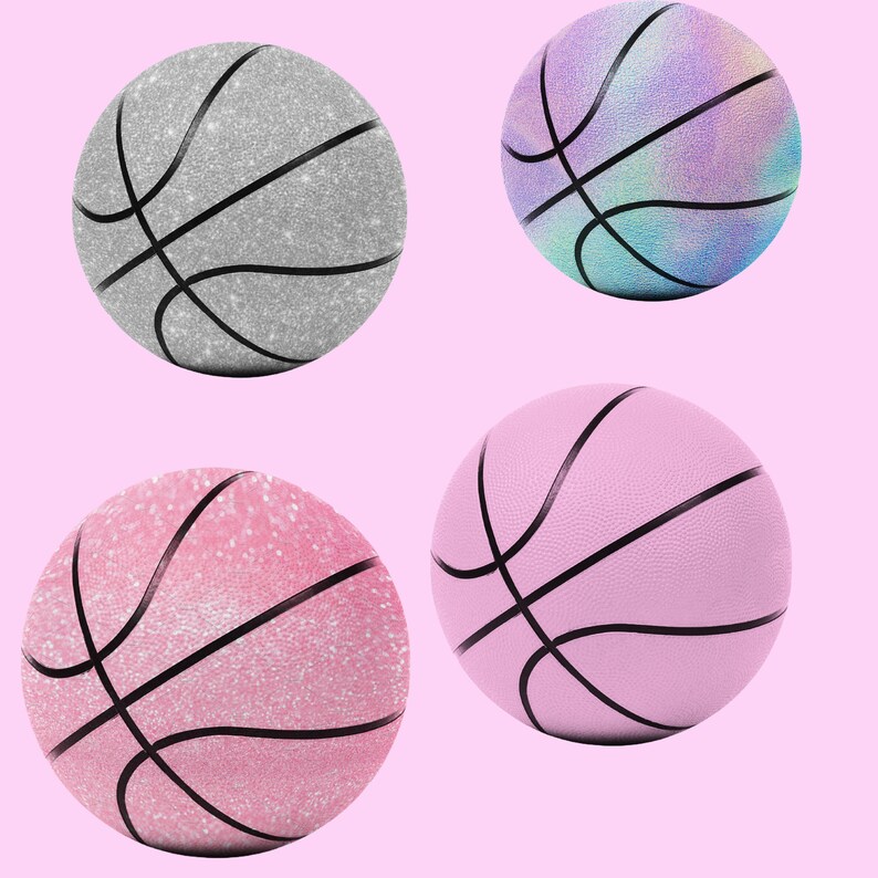 Basketball Clip Art Basketball Svg Pink Lash Flyer Sports Etsy Canada
