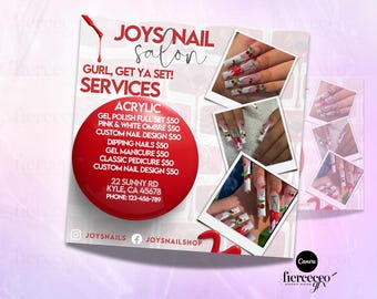 Volantino per attività di manicure, volantino per vendita di manicure, volantino per estetista, volantino per salone di manicure, volantino per prenotazione di manicure, volantino per appuntamento di manicure