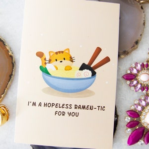Happy Anniversary Card | Funny Anniversary Card | Funny Love Card, Cute Romantic Card, Significant Other | Ramen Noodle