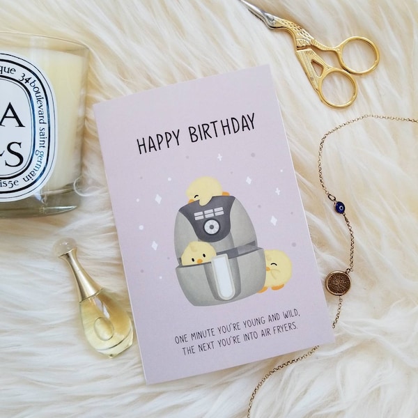 Getting Older Birthday Card, Birthday Joke Card | Funny Happy Birthday | Funny Birthday Gift for Wife, girlfriend | You're Old, Parenthood