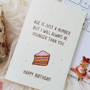 Blague carte d'anniversaire - carte d'anniversaire de mari plus âgé - carte d'anniversaire drôle - vous êtes vieux - voeux d'anniversaire - voeux d'anniversaire d'un ami plus âgé