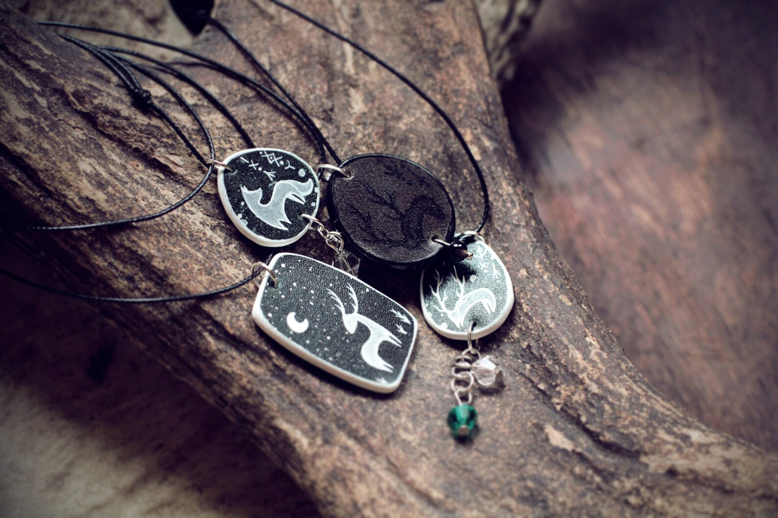 Personalized pendant Magic Forest Charm pendant Woman's Etsy