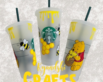 Starbucks Disney Winnie the Pooh Cups