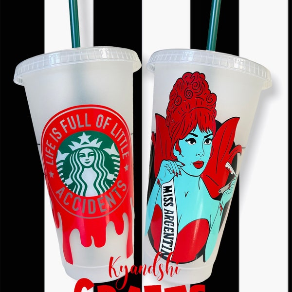 Starbucks Beetlejuice/ Miss Argentina Tumbler