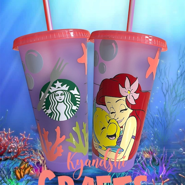 Starbucks Mermaid Tumbler Etsy
