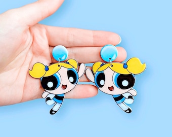 Bubbles Acrylic Earrings