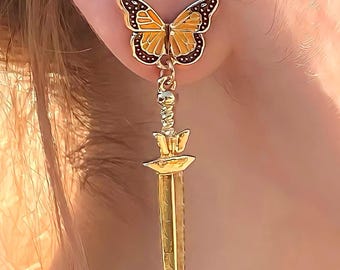 Butterfly Blade Earrings