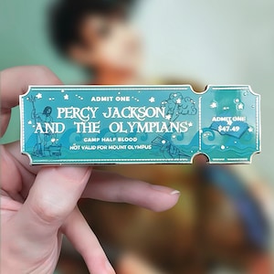 Percy Jackson Ticket Enamel Pin
