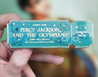 Percy Jackson Ticket Enamel Pin