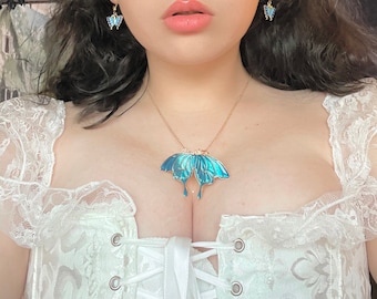 Butterfly Wings Pendant Necklace