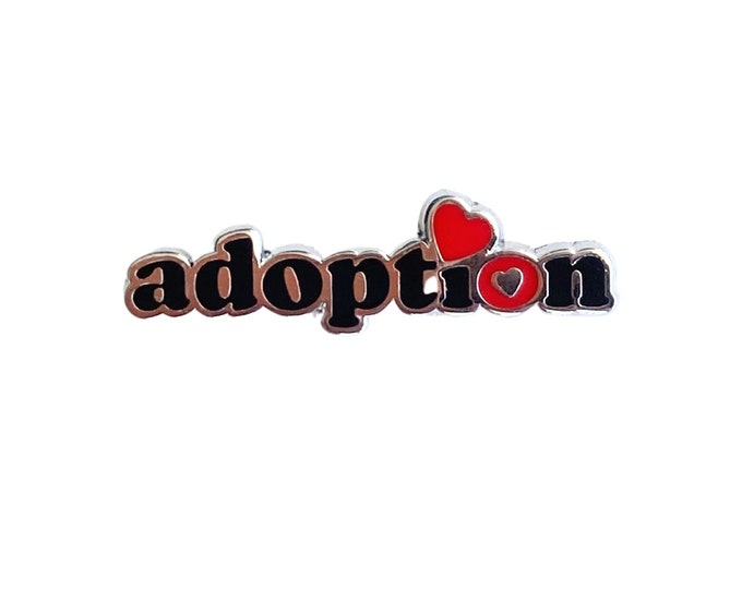Hearts Adoption Enamel Pin