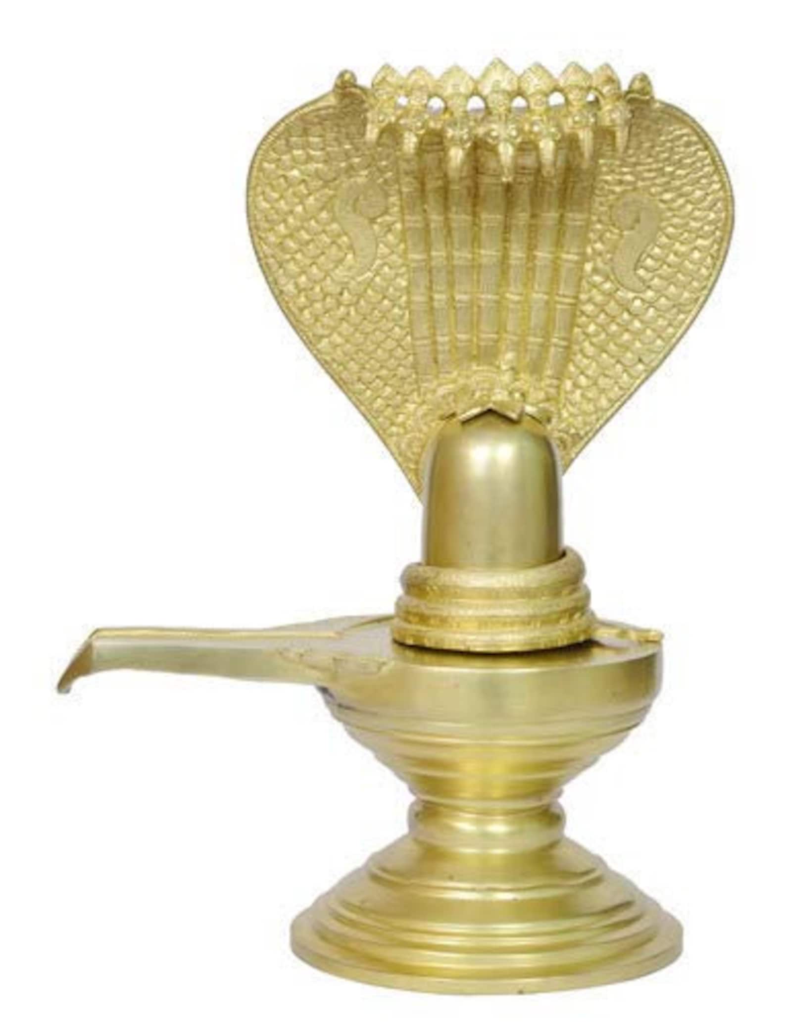Brass Shivling/33CM /Lord Shiva Lingam Sculpture/Symbol of God Etsy