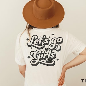Let's go girls svg, Frauen Junggesellinnenabschied svg, Brautparty, Brautjungfer svg, Hochzeitsurlaub svg, trendy für shirt svg png Dateien für Cricut.
