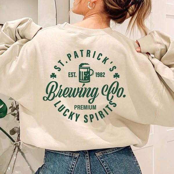 St patricks day svg, St.Patrick's Brewing Co SVG, St patricks day shirt women, Lucky Svg, Funny St. Patricks, Svg Png file For Cricut.