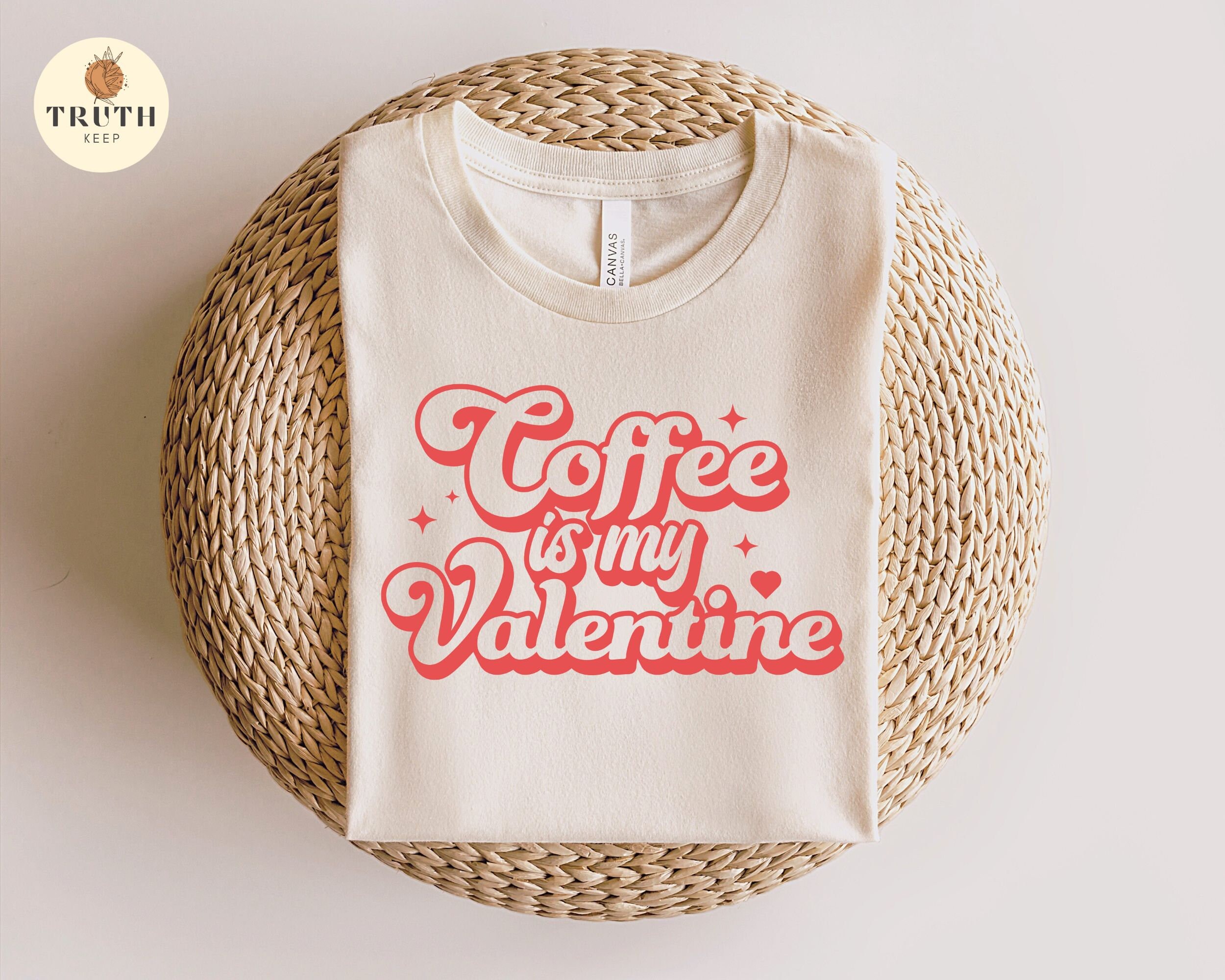Iced Coffee Is My Valentine Coffee To-Go Cup with Heart Adorable Retro  Sunset with Border - Shop AllSunsets.com