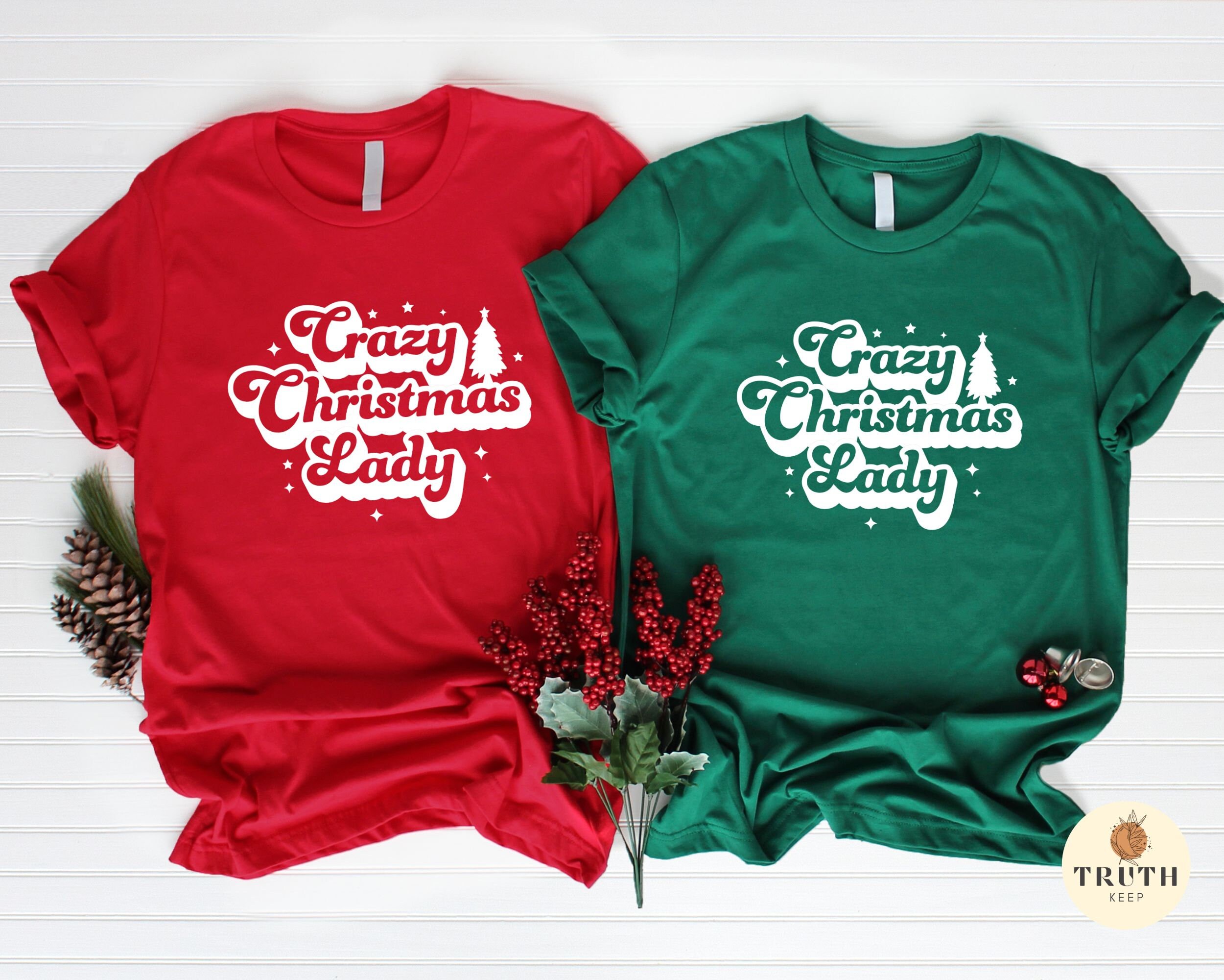 Crazy Christmas Lady Svg Pngchristmas Shirt Svgwinter Etsy