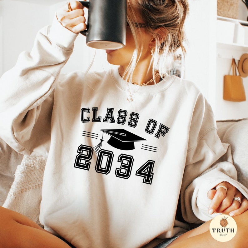 Class of 2034,svg Png,kindergarten Pre-k Grow With Me Graduation T ...