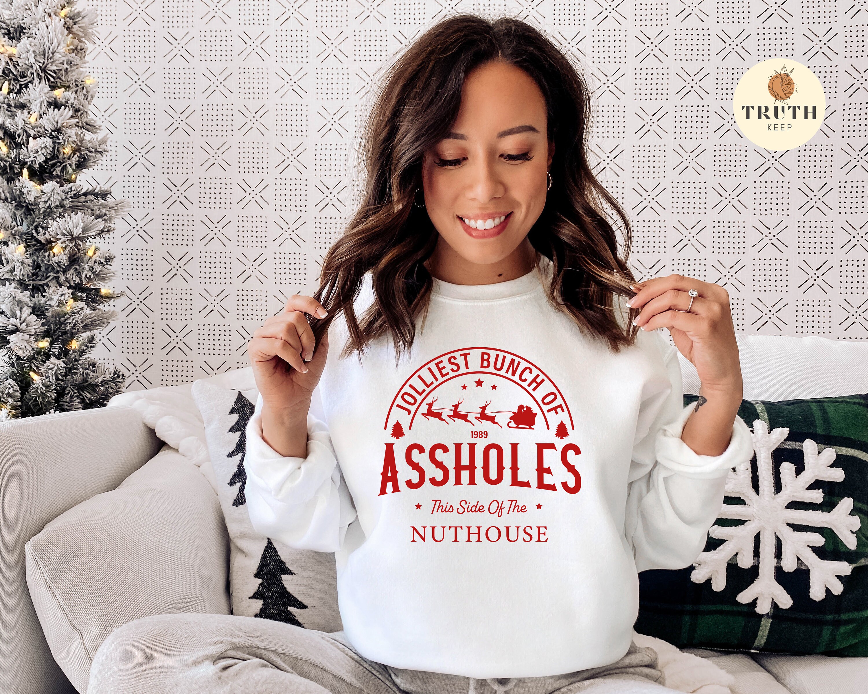 Christmas Svg,jolliest Bunch of Assholes This Side of the Nuthouse Svg ...