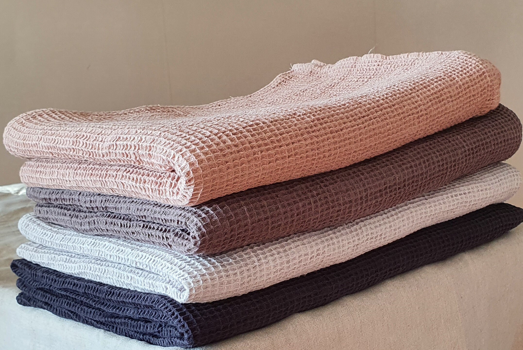 100 LINEN BATH TOWEL Lightweight Durable Absorbs Etsy