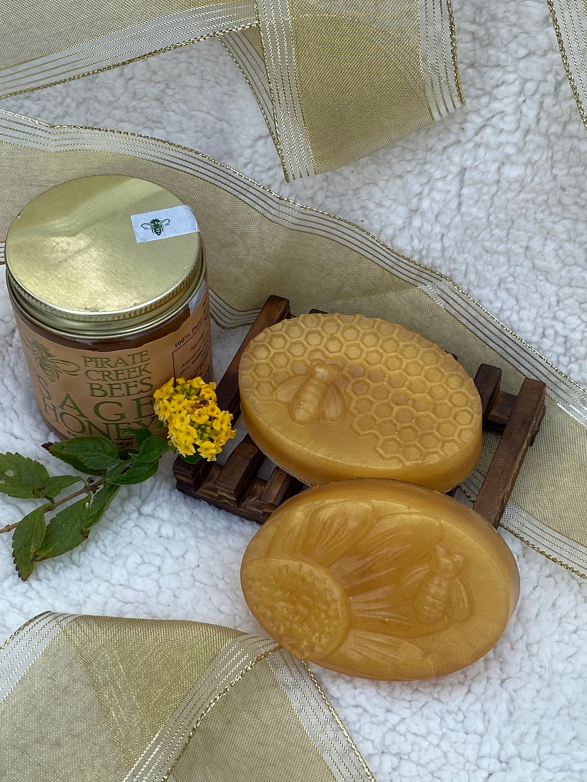 Amish Farms Natural Soap Bar with Exfoliating Sage, Lavender Scent, Made in USA - Homemade, Vegan Face & Body Soap Scrub for Sensitive Skin - No