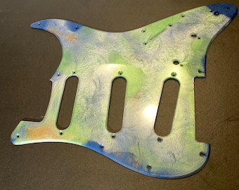 Custom pickguard for strat style guitars