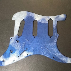 Custom pickguard for strat style guitars