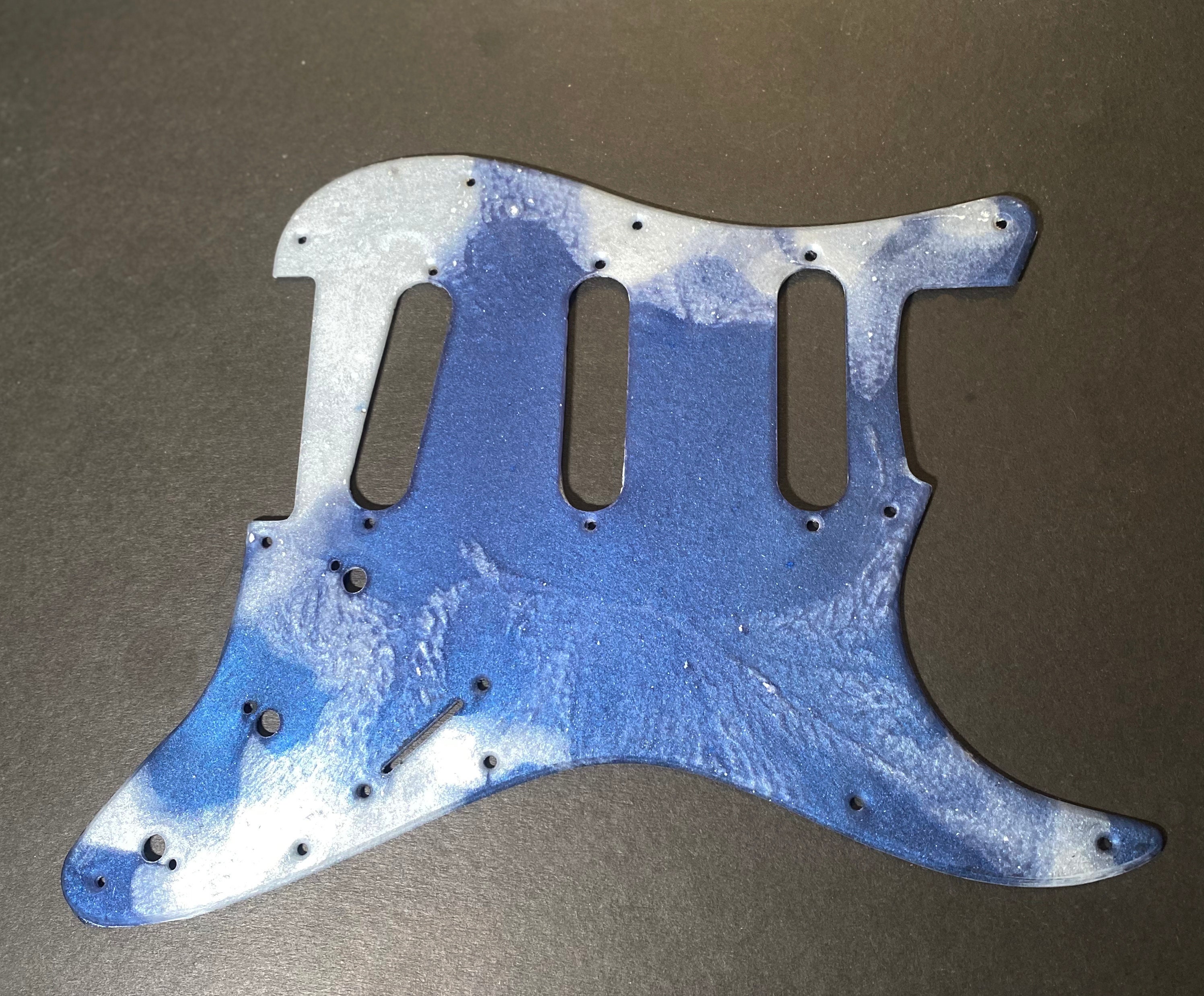 Custom pickguard for strat style guitars