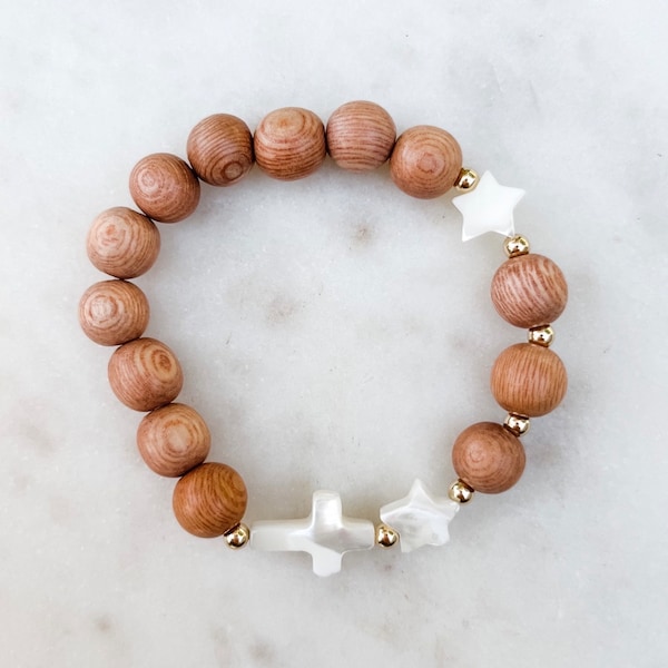 Mother-of-Pearl Rosary Bracelet