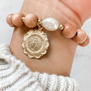 Single Baroque Pearl Rosary Bracelet
