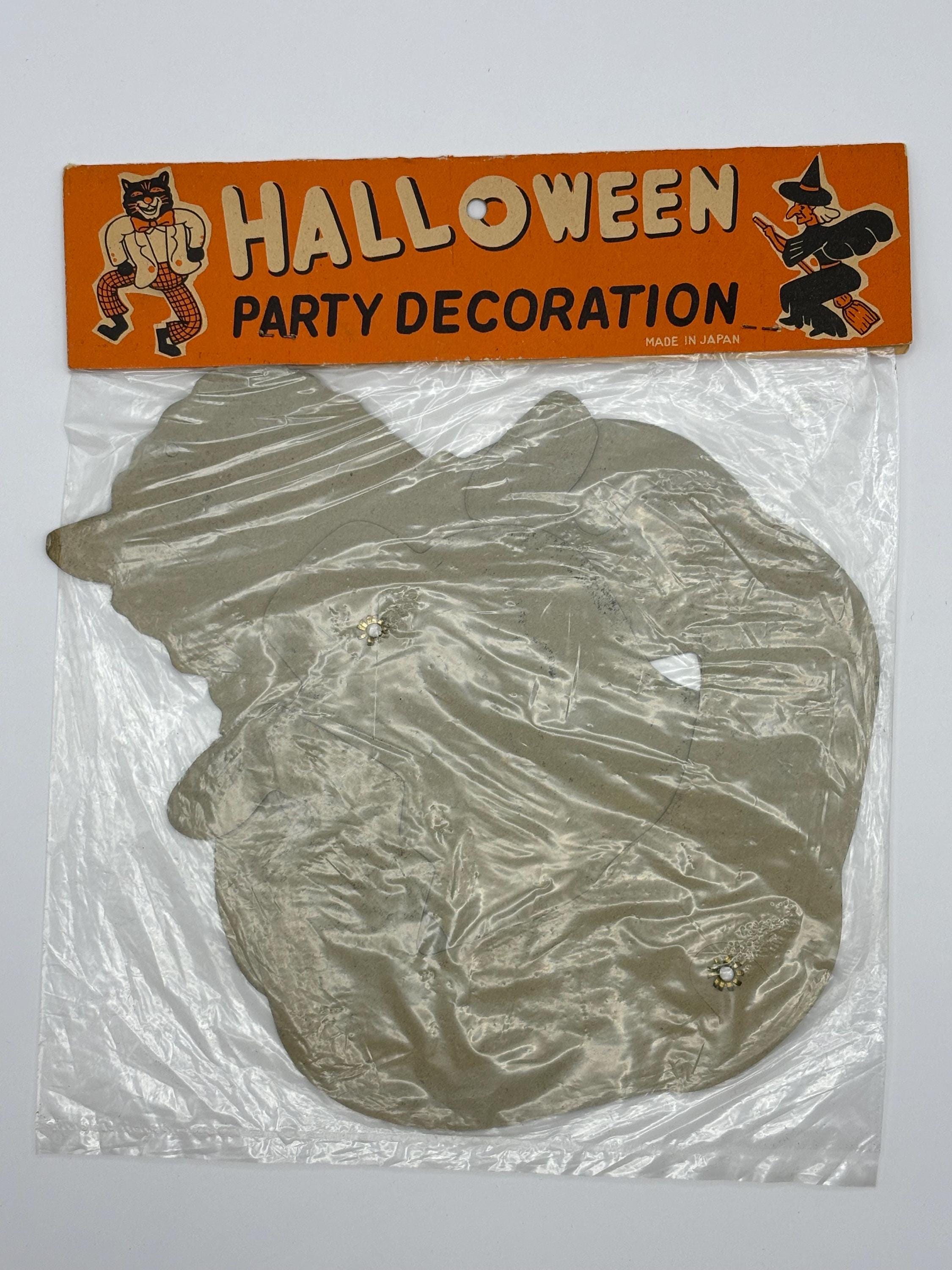 Vintage Halloween 1950s Wiggley Cat Decoration in Original Packaging ...