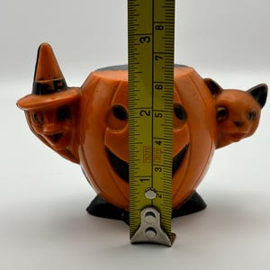 Vintage Halloween 1950s Hard Plastic Candy Container. Rosbro - Etsy