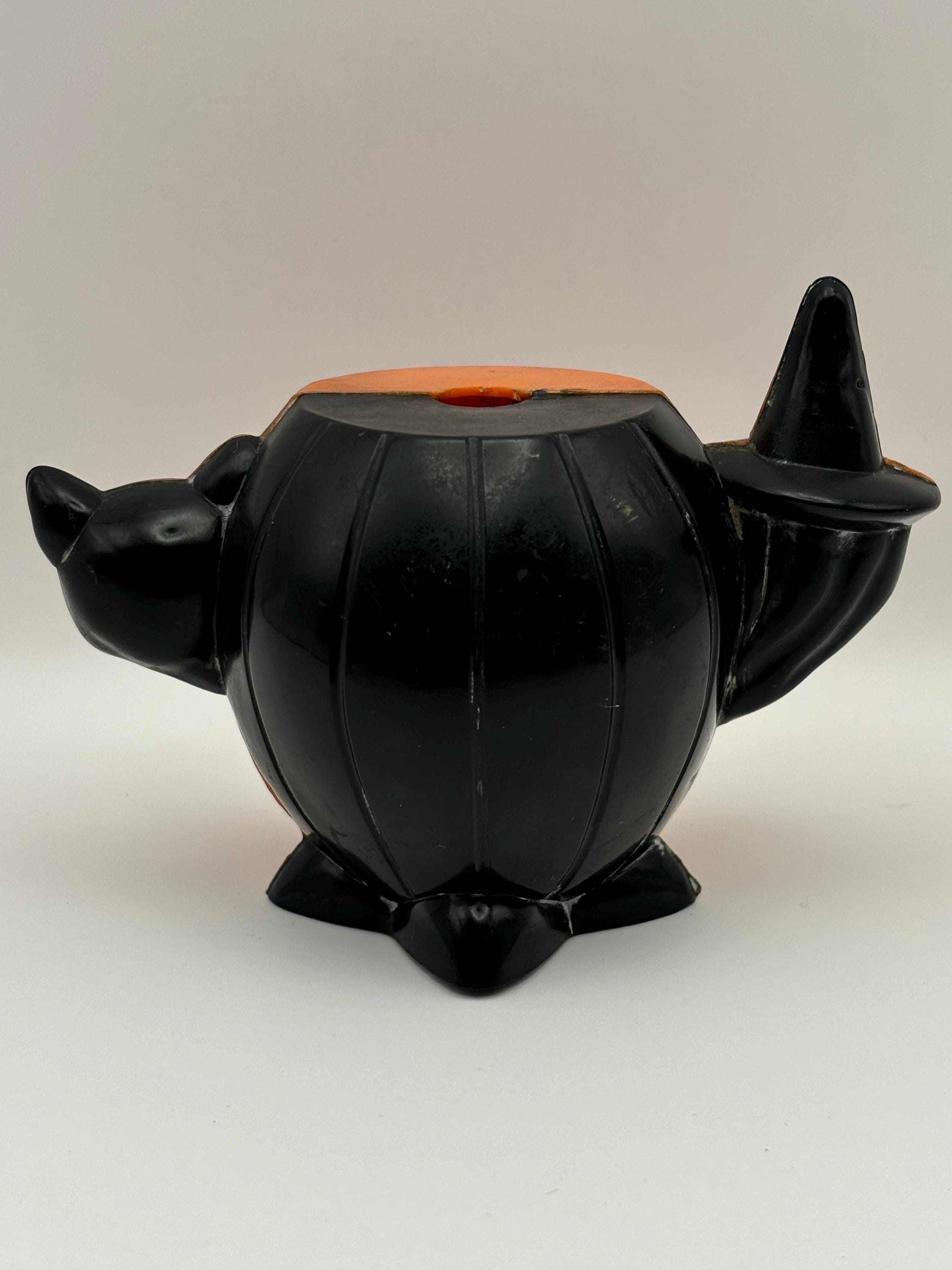 Vintage Halloween 1950s Hard Plastic Candy Container. Rosbro - Etsy