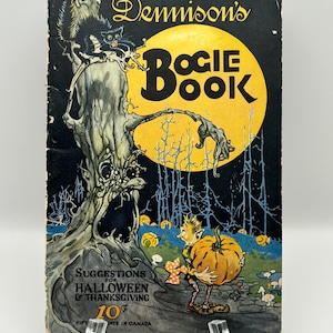 Vintage Halloween 1924 Softcover Bogie Book. Dennison