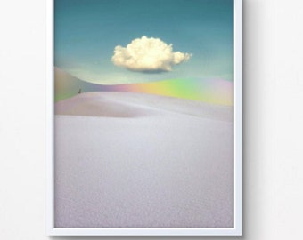 Magical Clouds at Death Valley (Rainbow, Nature, Sand)