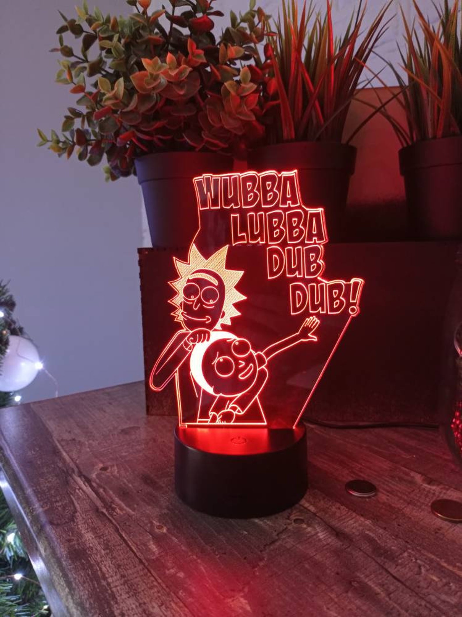 Rick Sanchez Led 3d lamp Rick and Morty home comfort gift Etsy