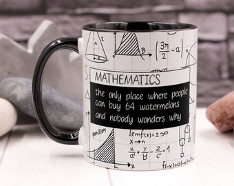 Science & Maths Funny Mug ~ "Mathematics Novelty Mug" ~ Perfect Gift ~ Unique Design ~ For Teacher, Scientist, Lecturer, Academic...