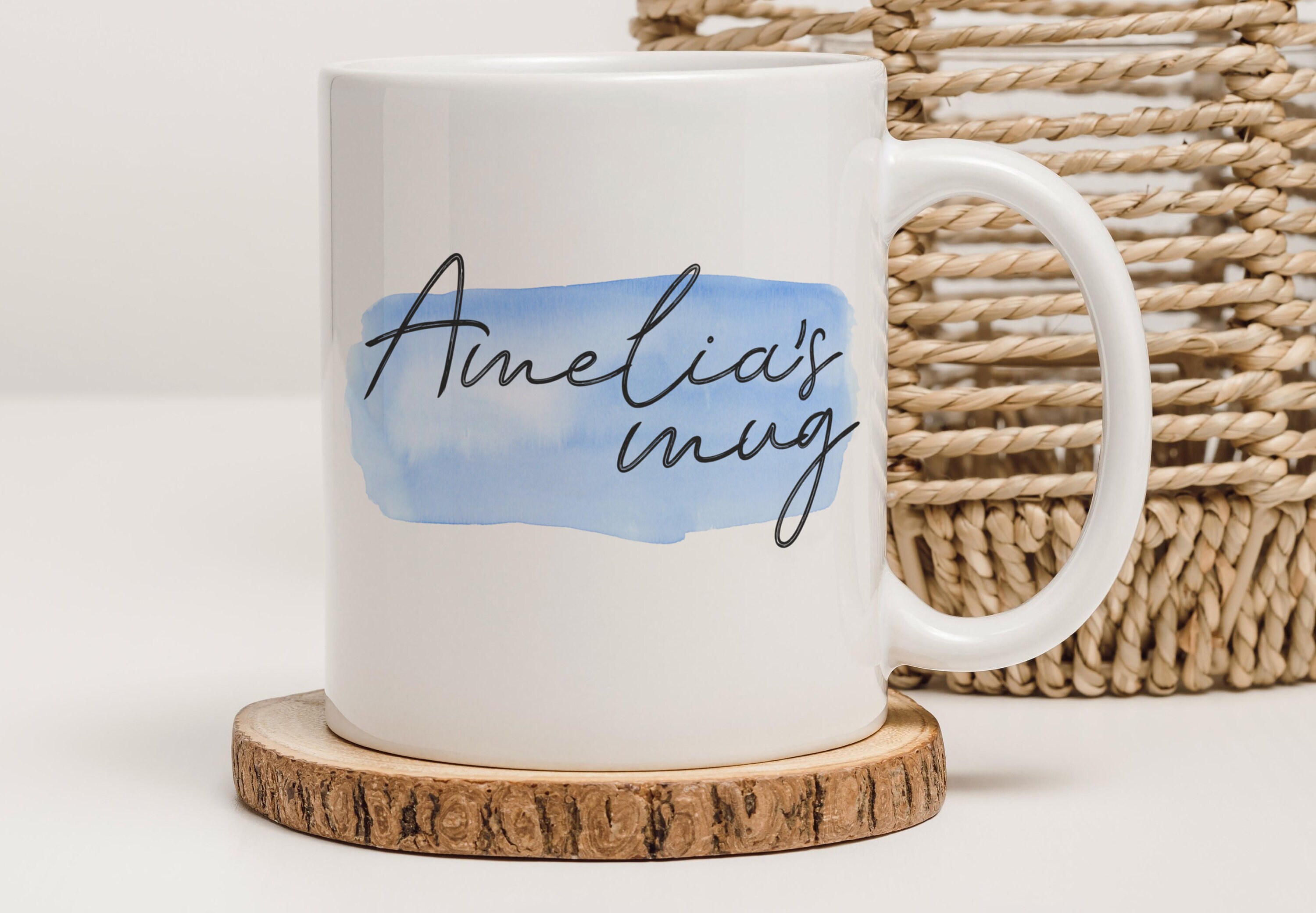 aqua stoneware large mugs Aqua Stoneware Pitcher – Montana Rustic Accents main image 1