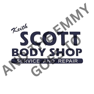 Keith Scott Body Shop SVG | One Tree Hill, Digital Download