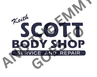 Keith Scott Body Shop SVG | One Tree Hill, download digital