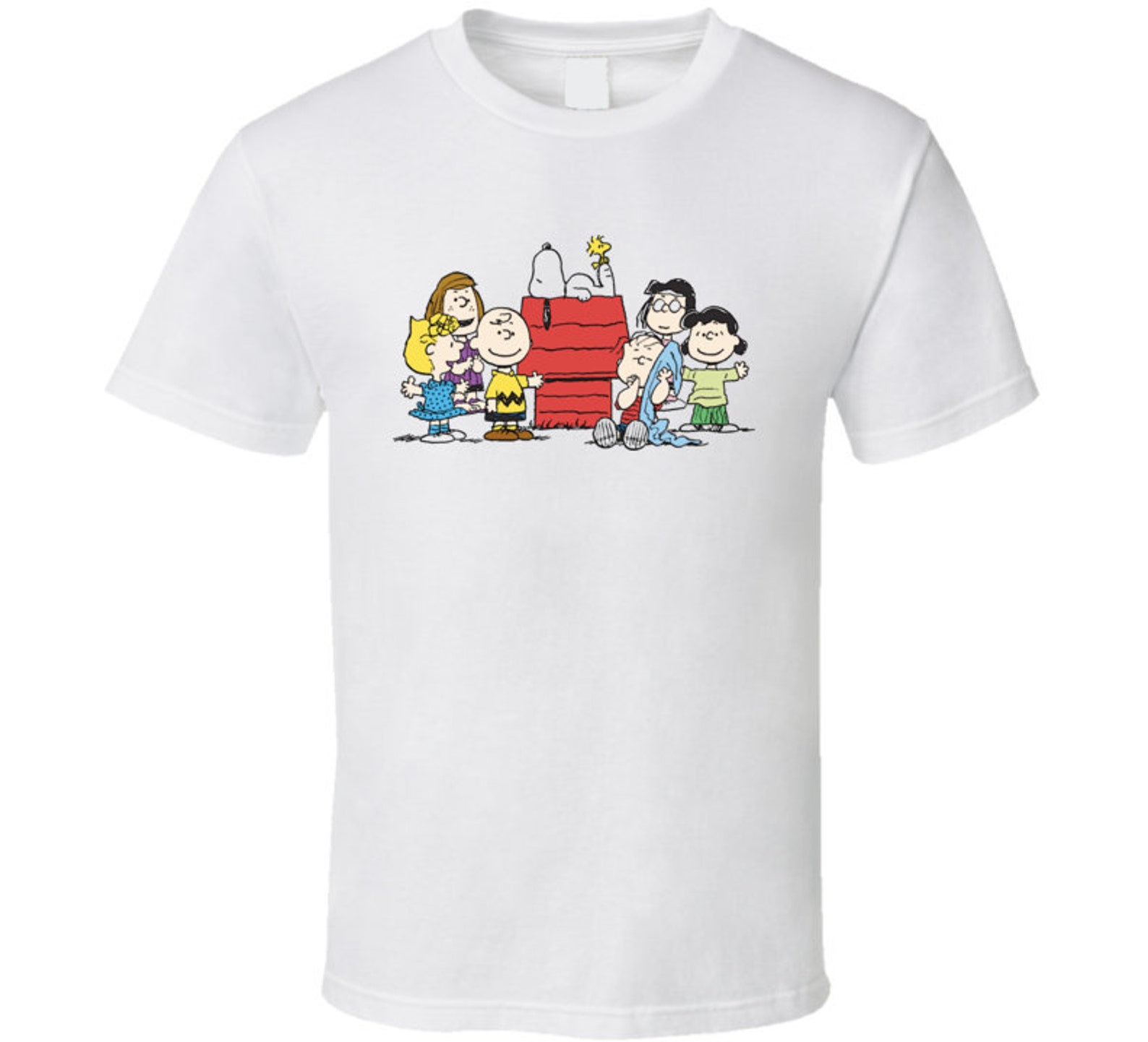 Peanuts Gang Snoopy Charlie Brown Vintage T Shirt Etsy